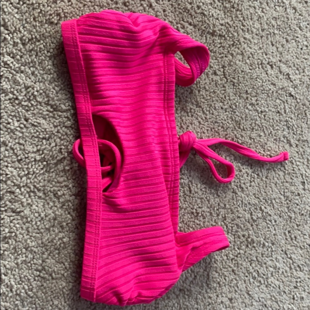 pink cut out top